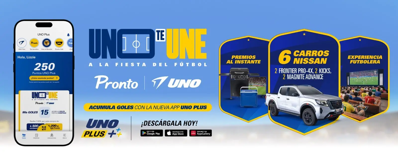 Banner - UNO te une a la fiesta del fútbol